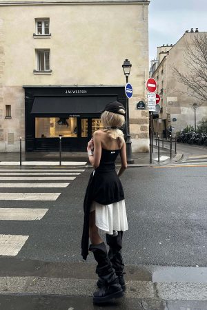 WARDEN EDGE Asymmetric Tube Dress