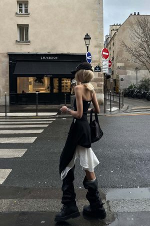 WARDEN EDGE Asymmetric Tube Dress