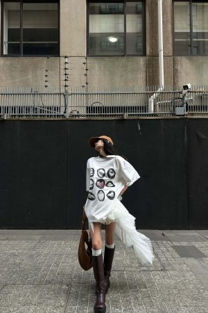 WARDEN EDGE Asymmetrical Layered Tulle Skirt