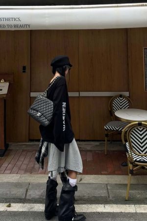 WARDEN EDGE Asymmetrical Off-Shoulder Long Sleeve Top