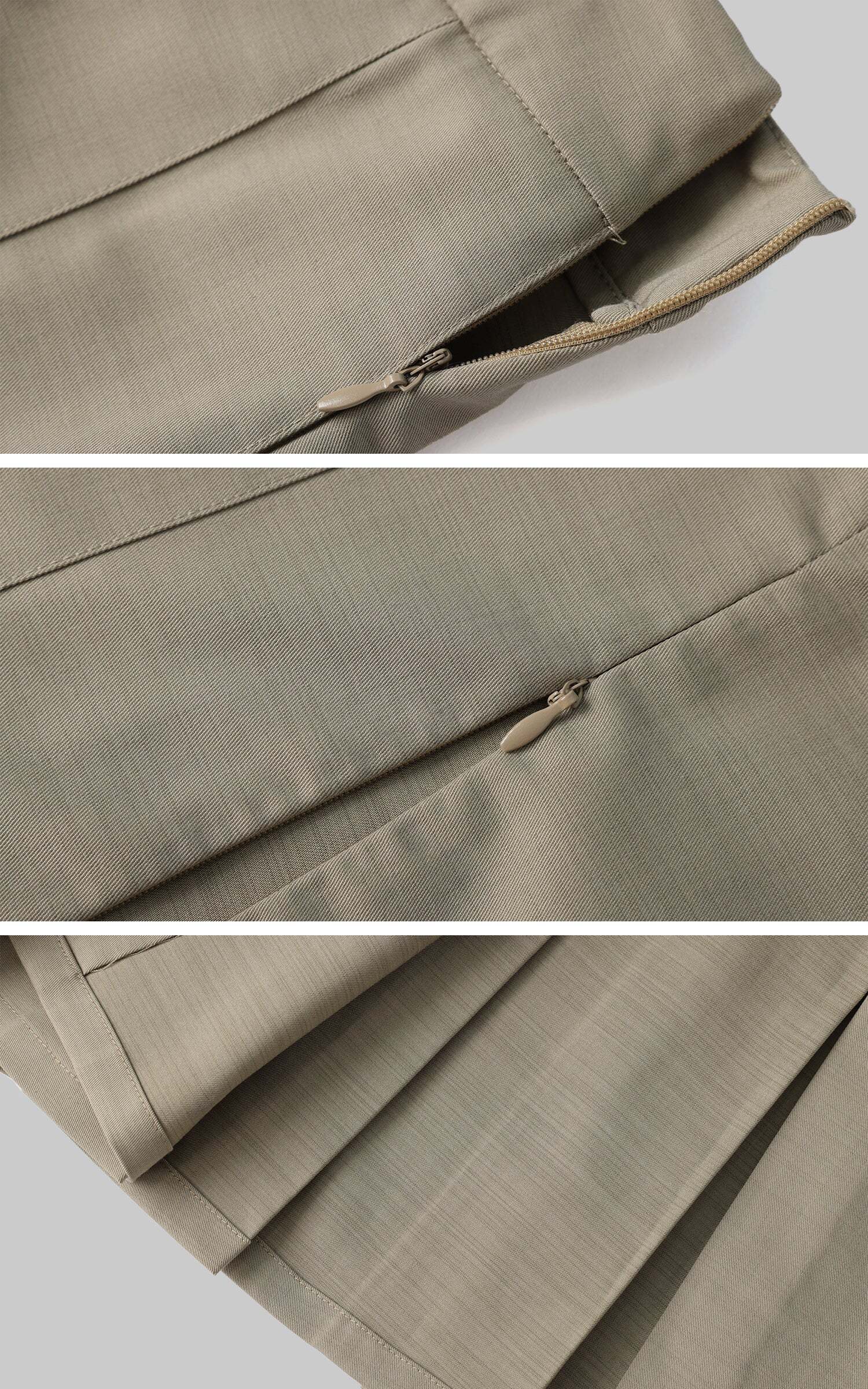 WARDEN EDGE Asymmetrical vest with skirt & pleated skirt set WARDEN EDGE Asymmetrical vest with skirt & pleated skirt set