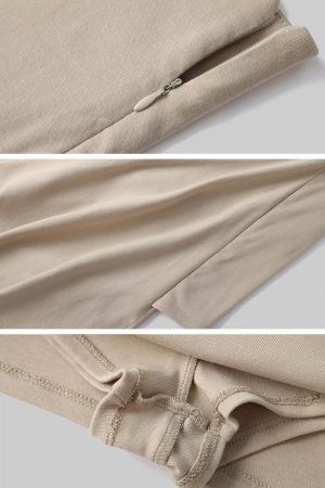 WARDEN EDGE Asymmetrical vest with skirt & pleated skirt set