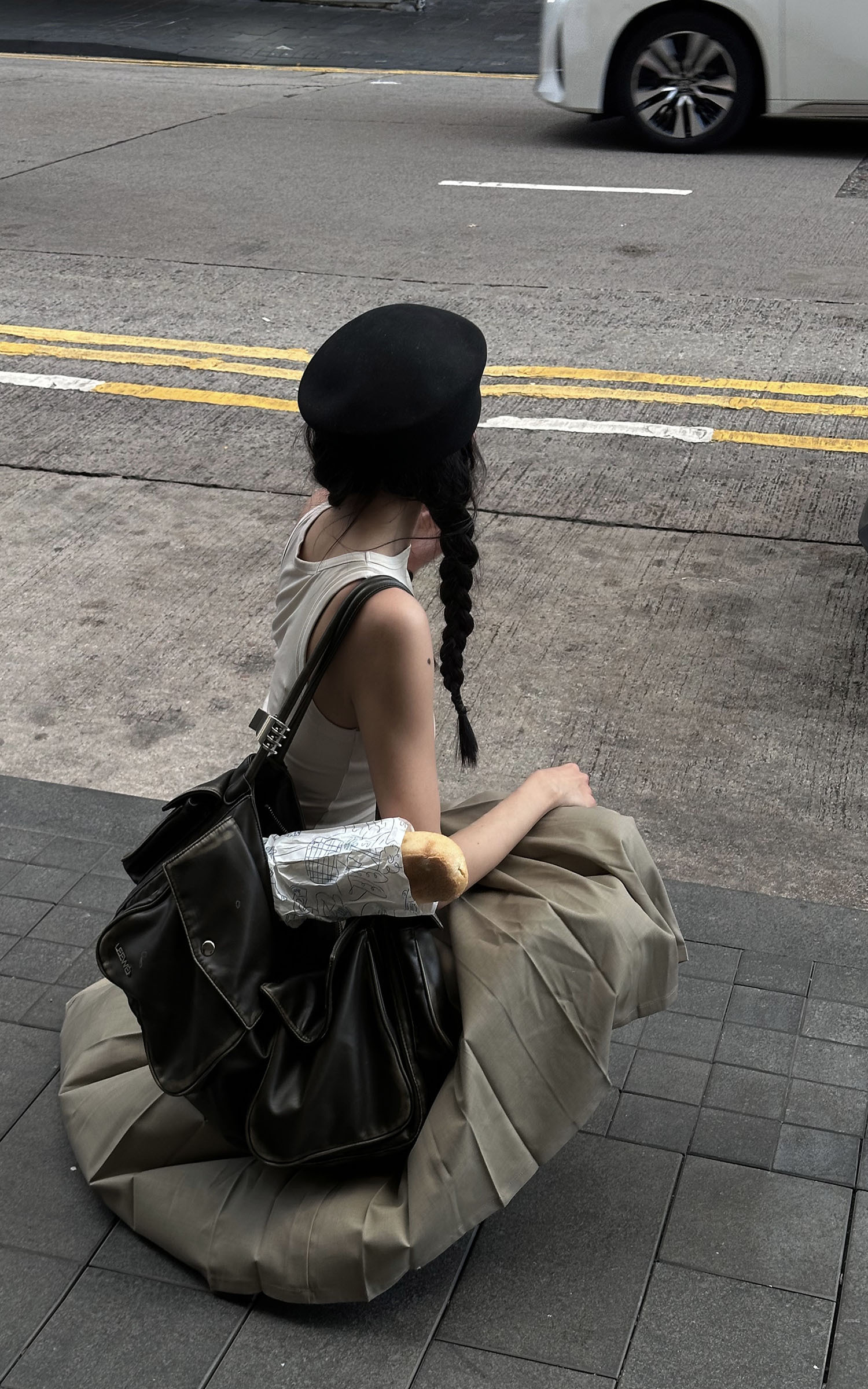 WARDEN EDGE Asymmetrical vest with skirt & pleated skirt set WARDEN EDGE Asymmetrical vest with skirt & pleated skirt set