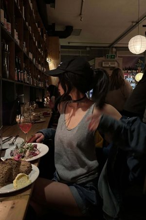 WARDEN EDGE Backless Knit Tank Top