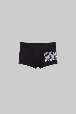 WARDEN EDGE Barcode Print Hot Shorts