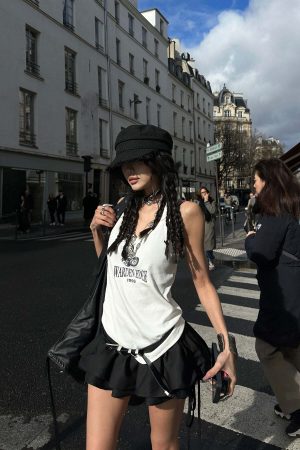 WARDEN EDGE Black Pleated Mini Skirt