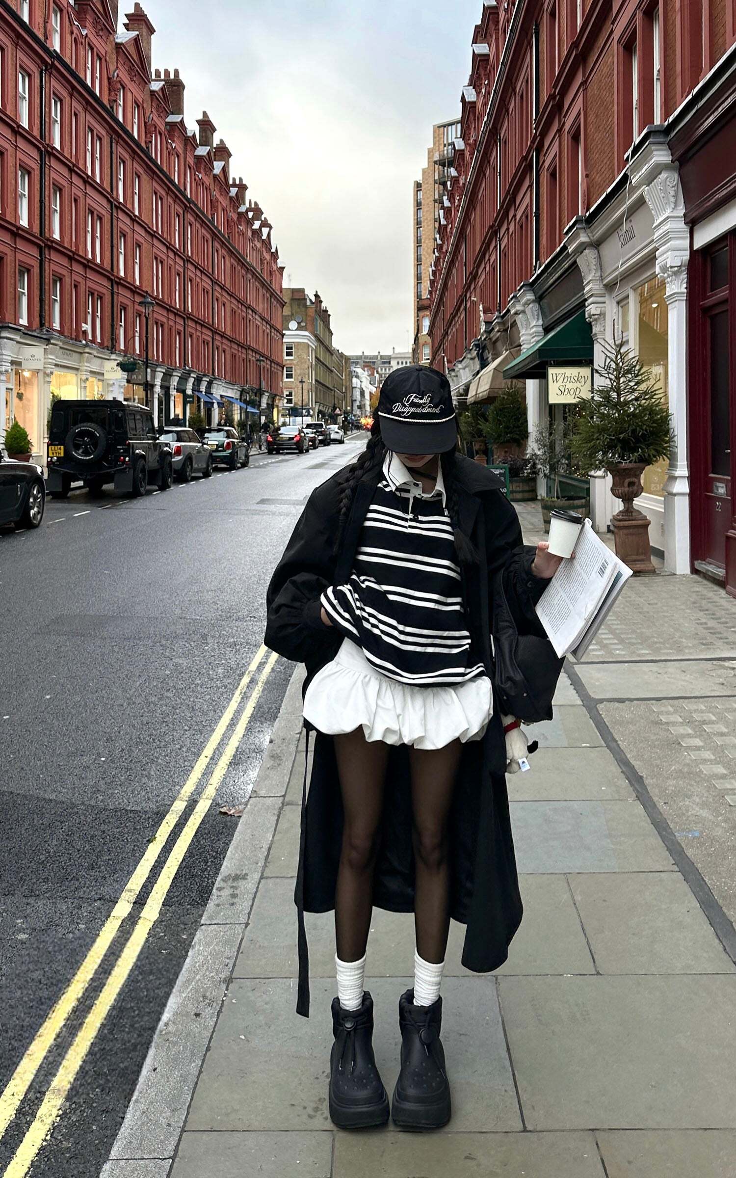 WARDEN EDGE Black Striped Polo Knit T-Shirt WARDEN EDGE Black Striped Polo Knit T-Shirt