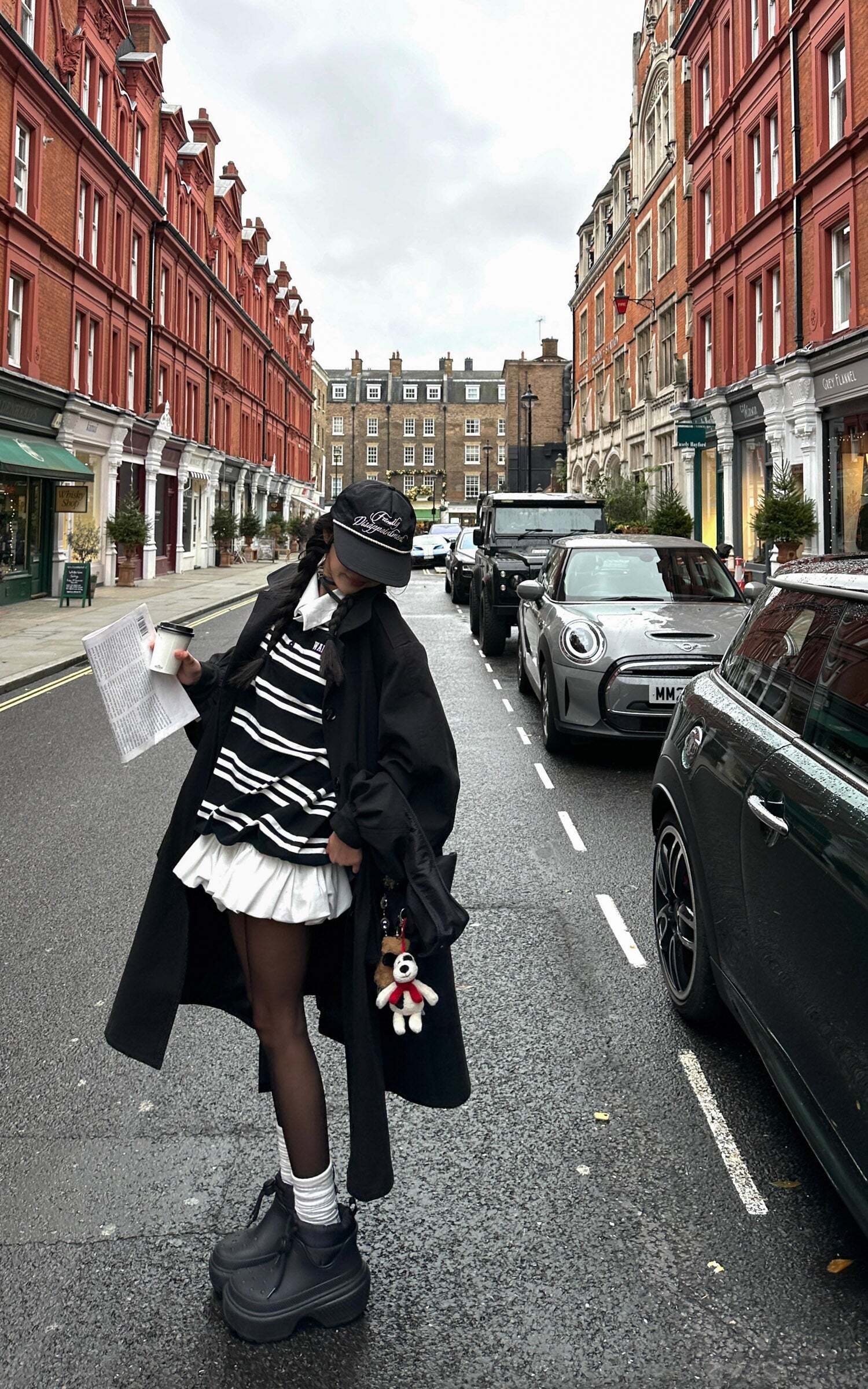 WARDEN EDGE Black Striped Polo Knit T-Shirt WARDEN EDGE Black Striped Polo Knit T-Shirt