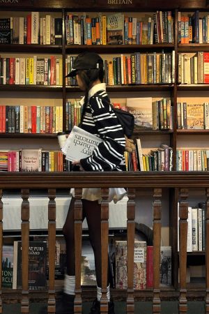 WARDEN EDGE Black Striped Polo Knit T-Shirt