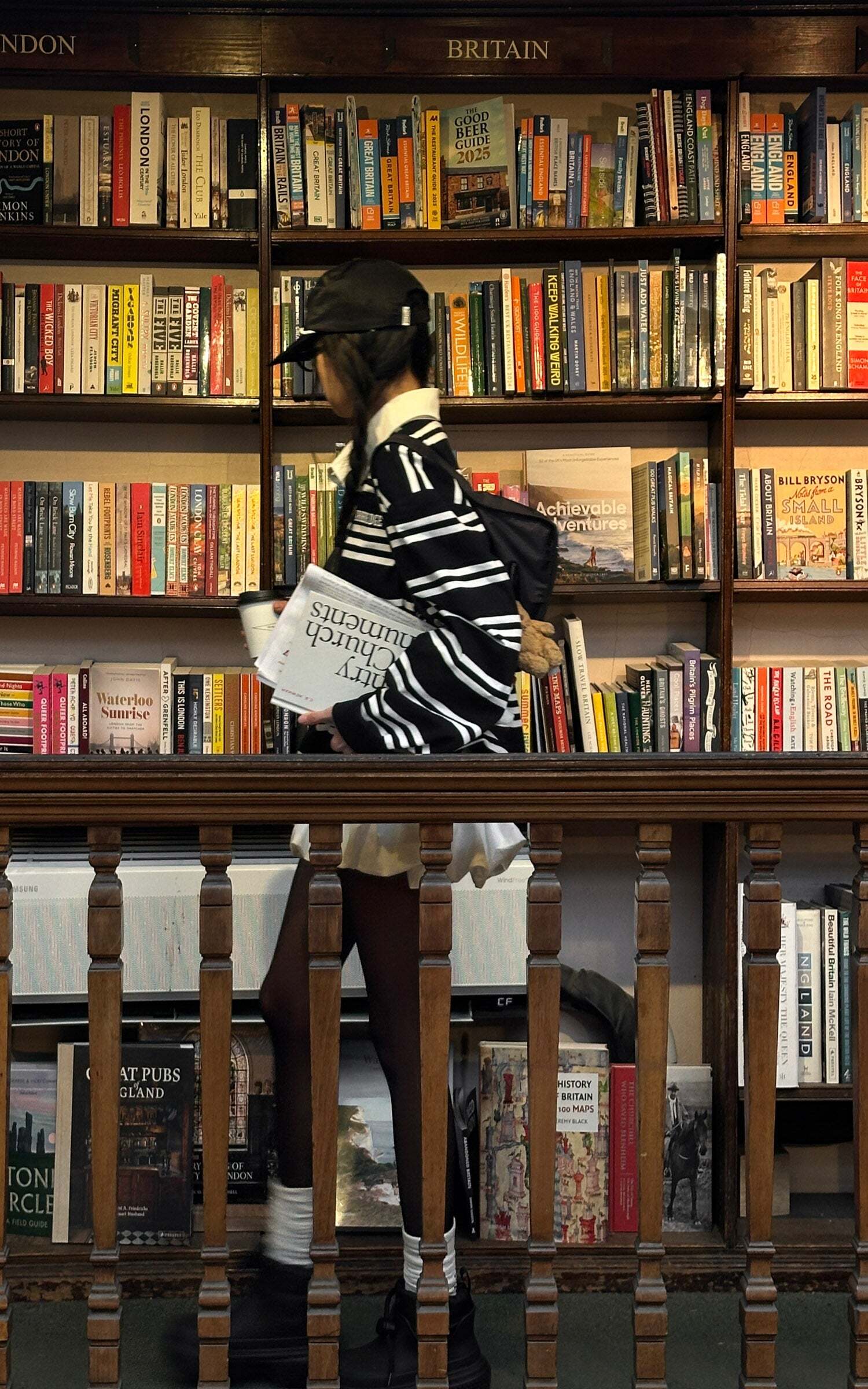 WARDEN EDGE Black Striped Polo Knit T-Shirt WARDEN EDGE Black Striped Polo Knit T-Shirt