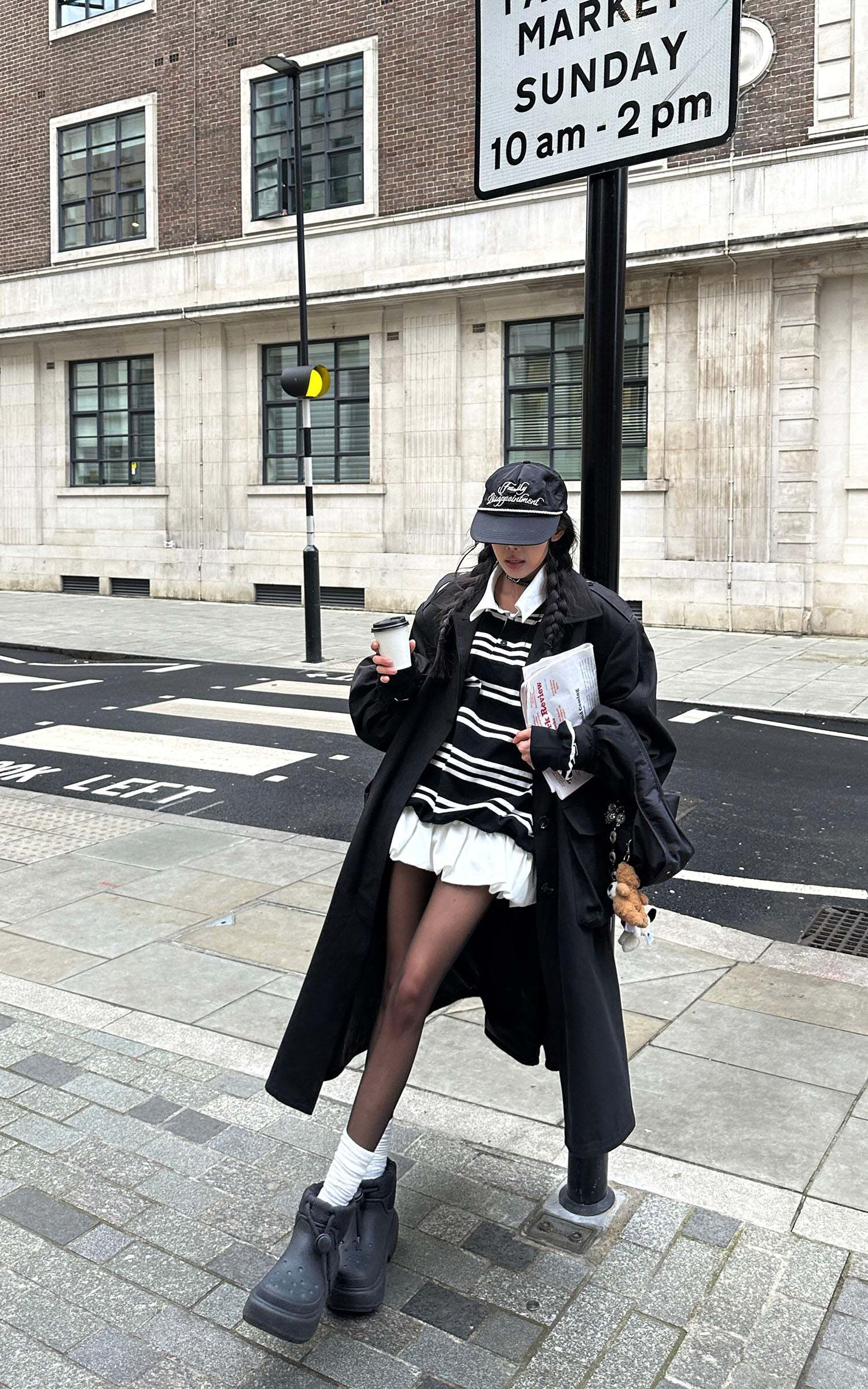 WARDEN EDGE Black Striped Polo Knit T-Shirt WARDEN EDGE Black Striped Polo Knit T-Shirt