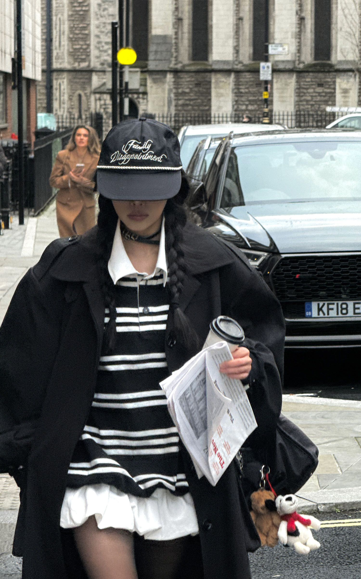 WARDEN EDGE Black Striped Polo Knit T-Shirt WARDEN EDGE Black Striped Polo Knit T-Shirt