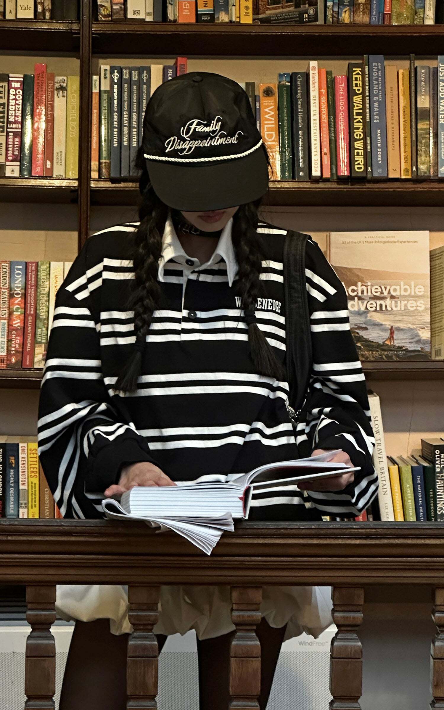 WARDEN EDGE Black Striped Polo Knit T-Shirt WARDEN EDGE Black Striped Polo Knit T-Shirt