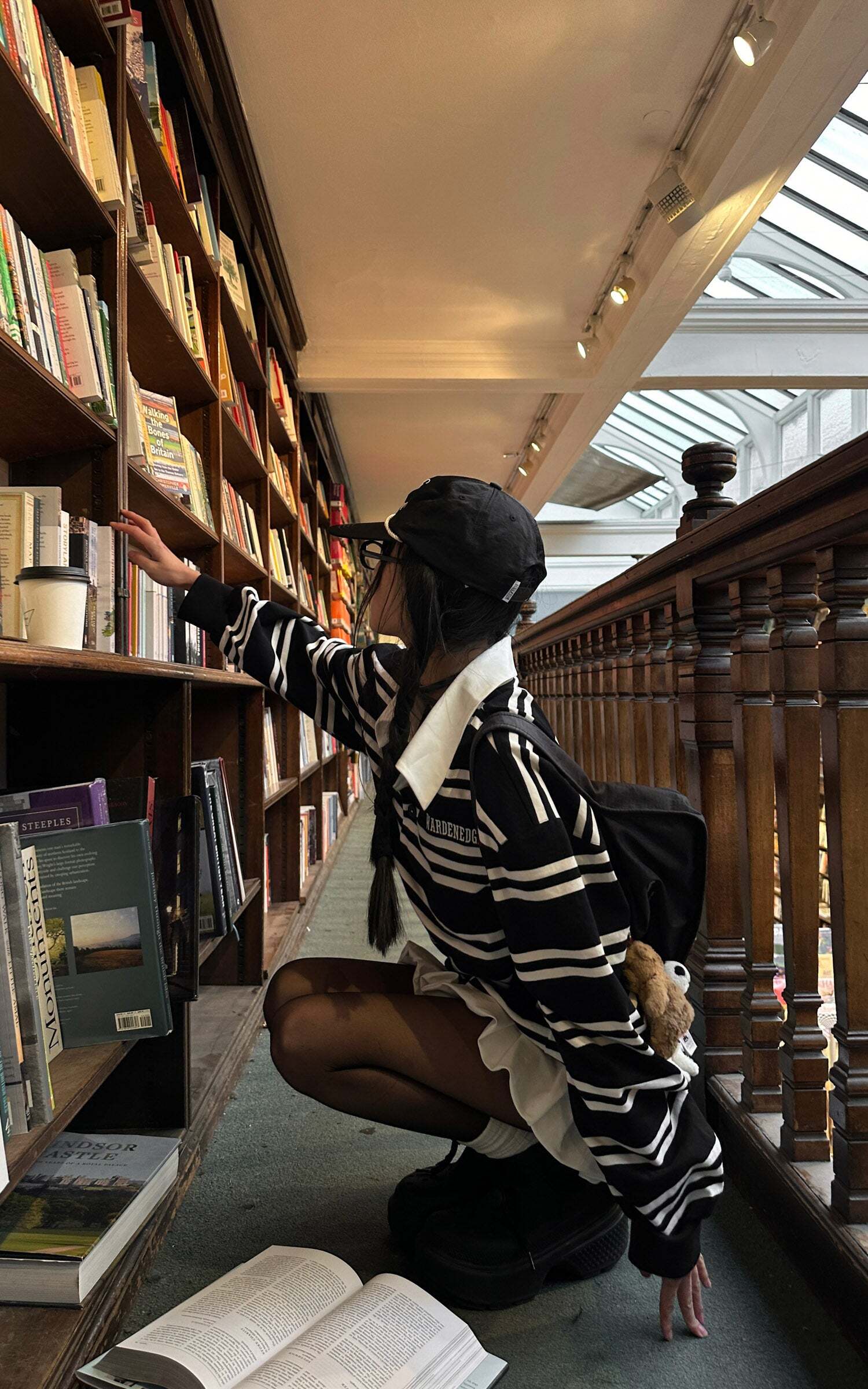 WARDEN EDGE Black Striped Polo Knit T-Shirt WARDEN EDGE Black Striped Polo Knit T-Shirt