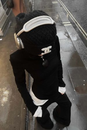 WARDEN EDGE Black Two-Layered Long Sleeve Top