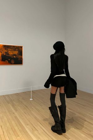 WARDEN EDGE Contrast Layered Long Sleeve Top