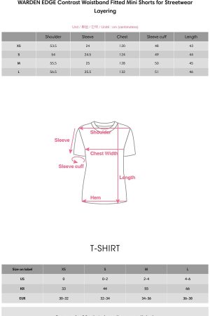 WARDEN EDGE Contrast Waistband Fitted Mini Shorts for Streetwear Layering
