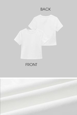 WARDEN EDGE Cropped Crew Neck Tee