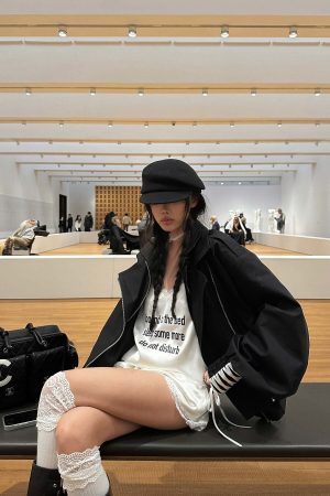 WARDEN EDGE Cuffed Drawstring Sleeve Jacket