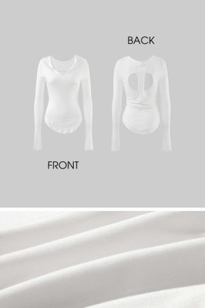 WARDEN EDGE Cutout Layered Long Sleeve Tee