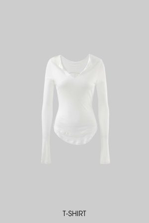 WARDEN EDGE Cutout Layered Long Sleeve Tee