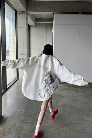 WARDEN EDGE Deconstructed Cut Long Sleeve Shirt