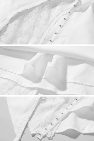 WARDEN EDGE Deconstructed Layered Midi Skirt