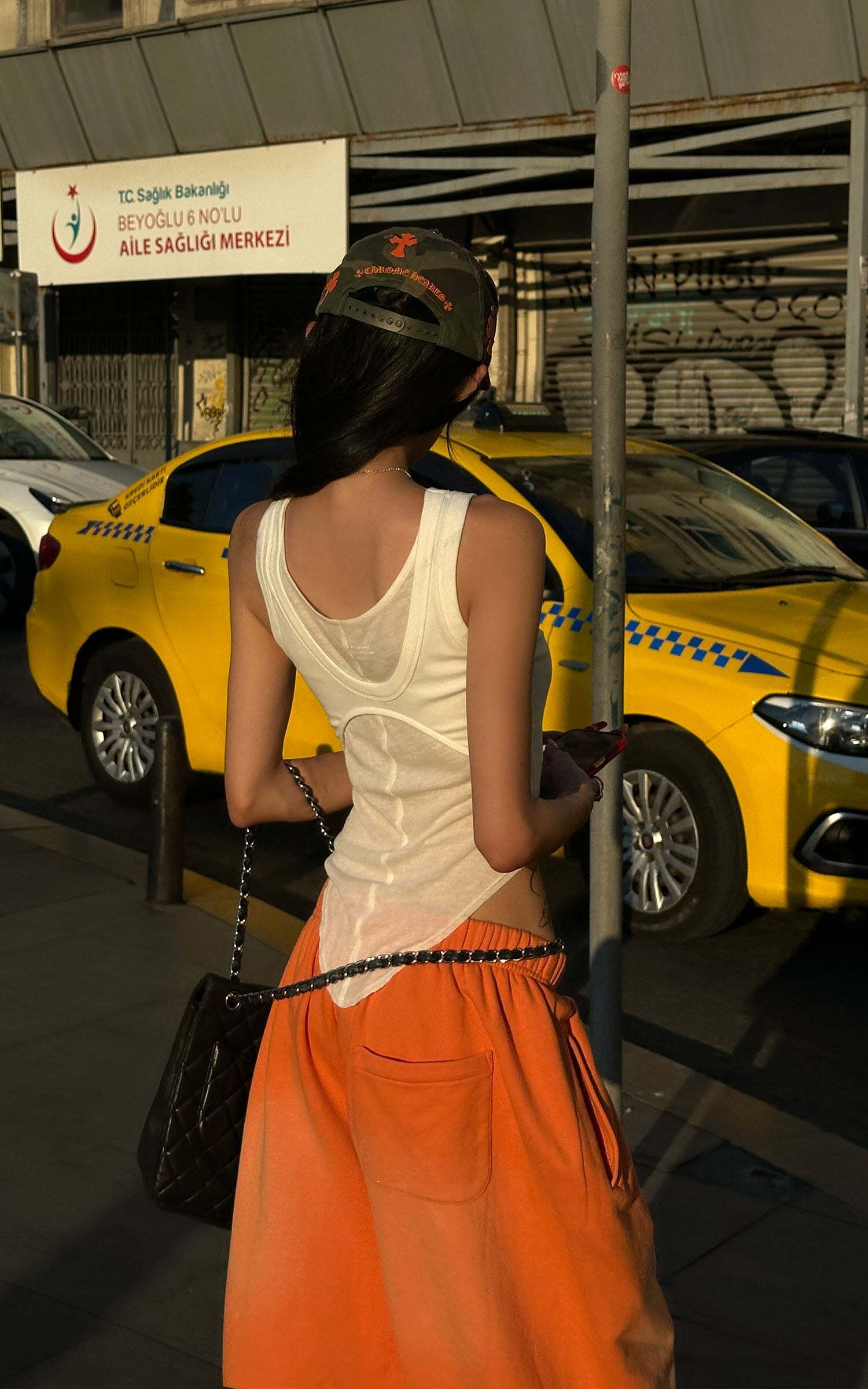 WARDEN EDGE Deconstructed Layered Tank Top with Cutout Back Design WARDEN EDGE Deconstructed Layered Tank Top with Cutout Back Design