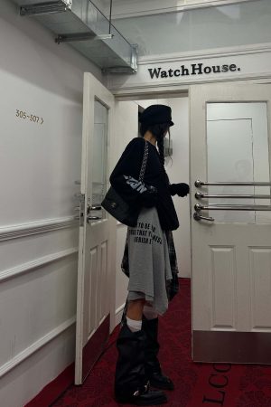 WARDEN EDGE Deconstructed Patchwork Skirt