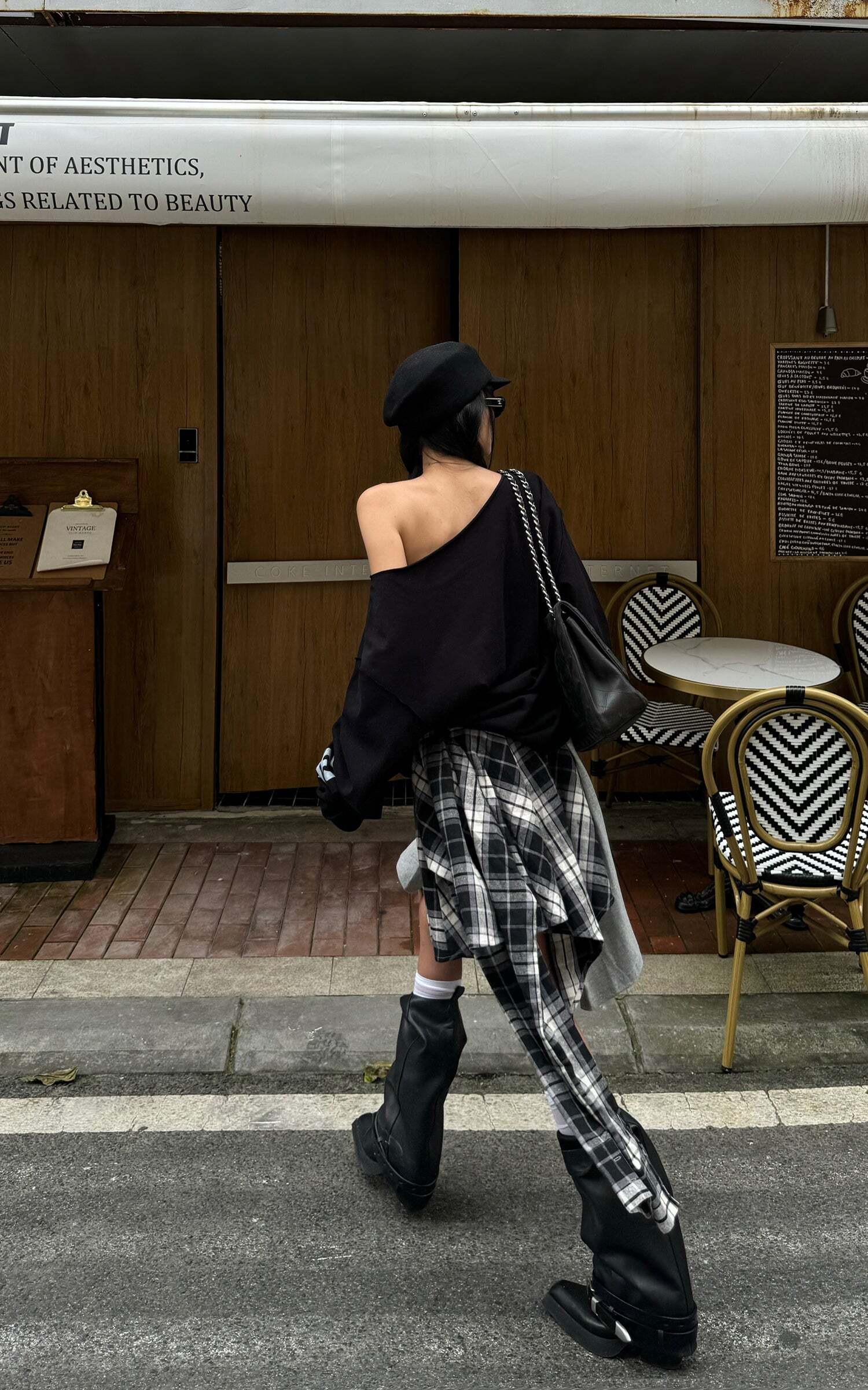 WARDEN EDGE Deconstructed Patchwork Skirt WARDEN EDGE Deconstructed Patchwork Skirt