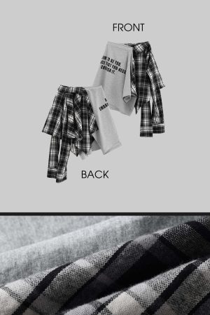 WARDEN EDGE Deconstructed Patchwork Skirt