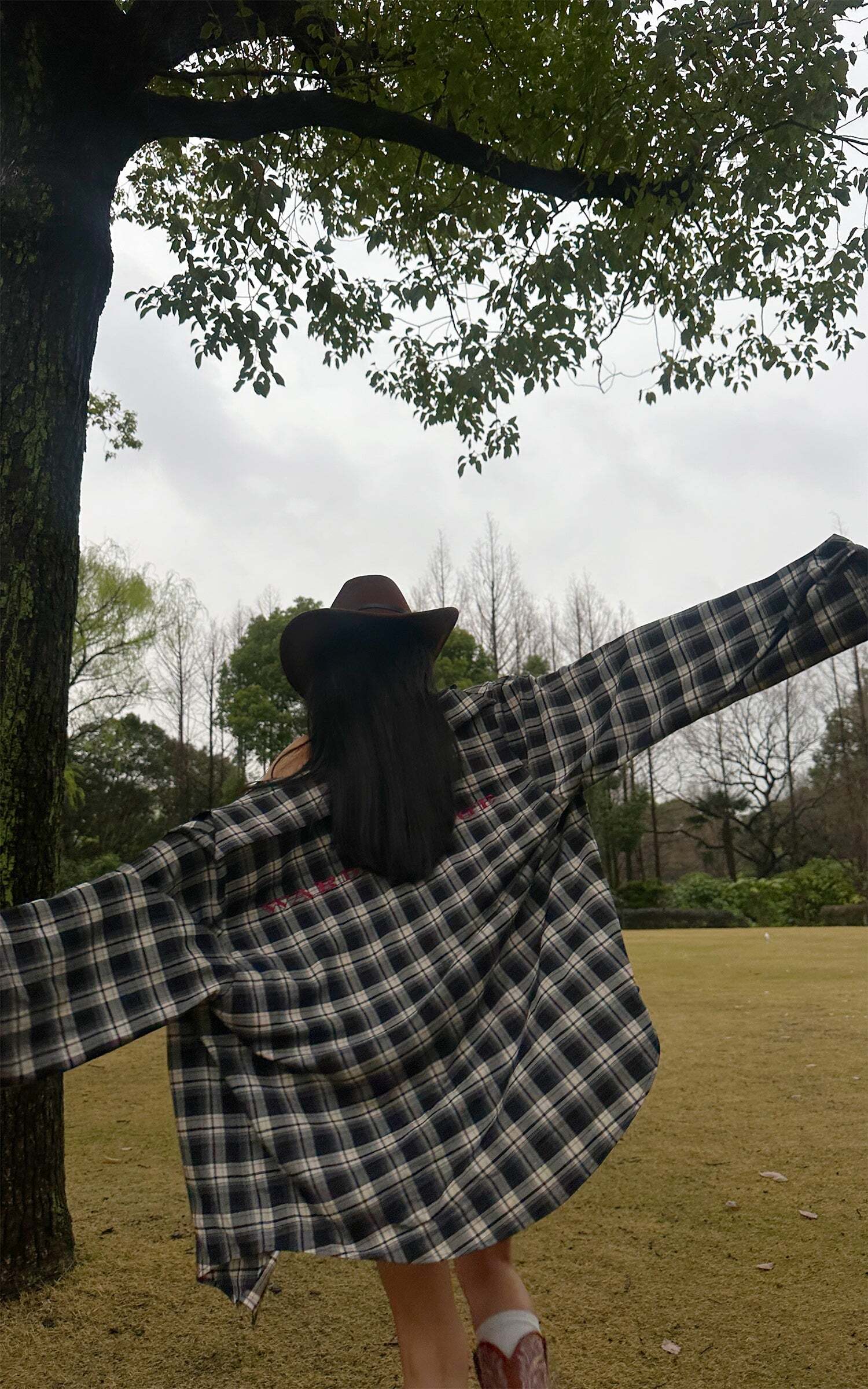 WARDEN EDGE Deconstructed Plaid Shirt WARDEN EDGE Deconstructed Plaid Shirt