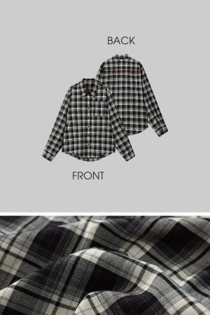 WARDEN EDGE Deconstructed Plaid Shirt