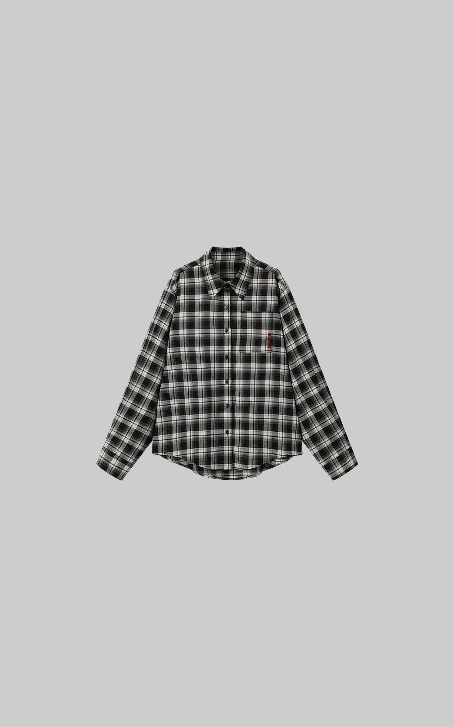 WARDEN EDGE Deconstructed Plaid Shirt WARDEN EDGE Deconstructed Plaid Shirt