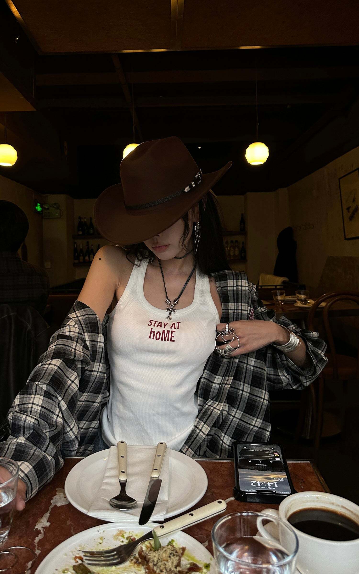 WARDEN EDGE Deconstructed Plaid Shirt WARDEN EDGE Deconstructed Plaid Shirt