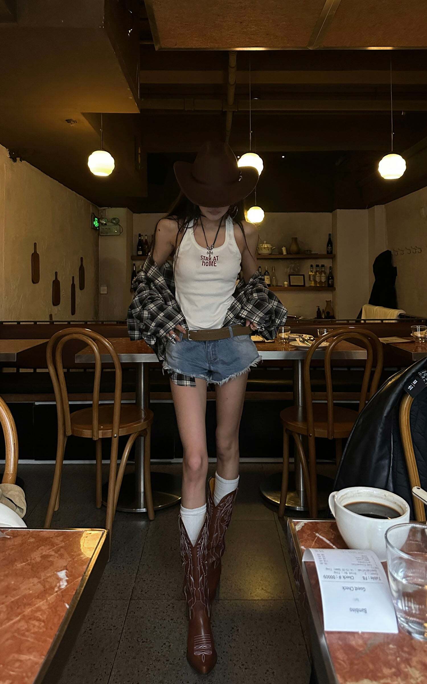 WARDEN EDGE Deconstructed Plaid Shirt WARDEN EDGE Deconstructed Plaid Shirt