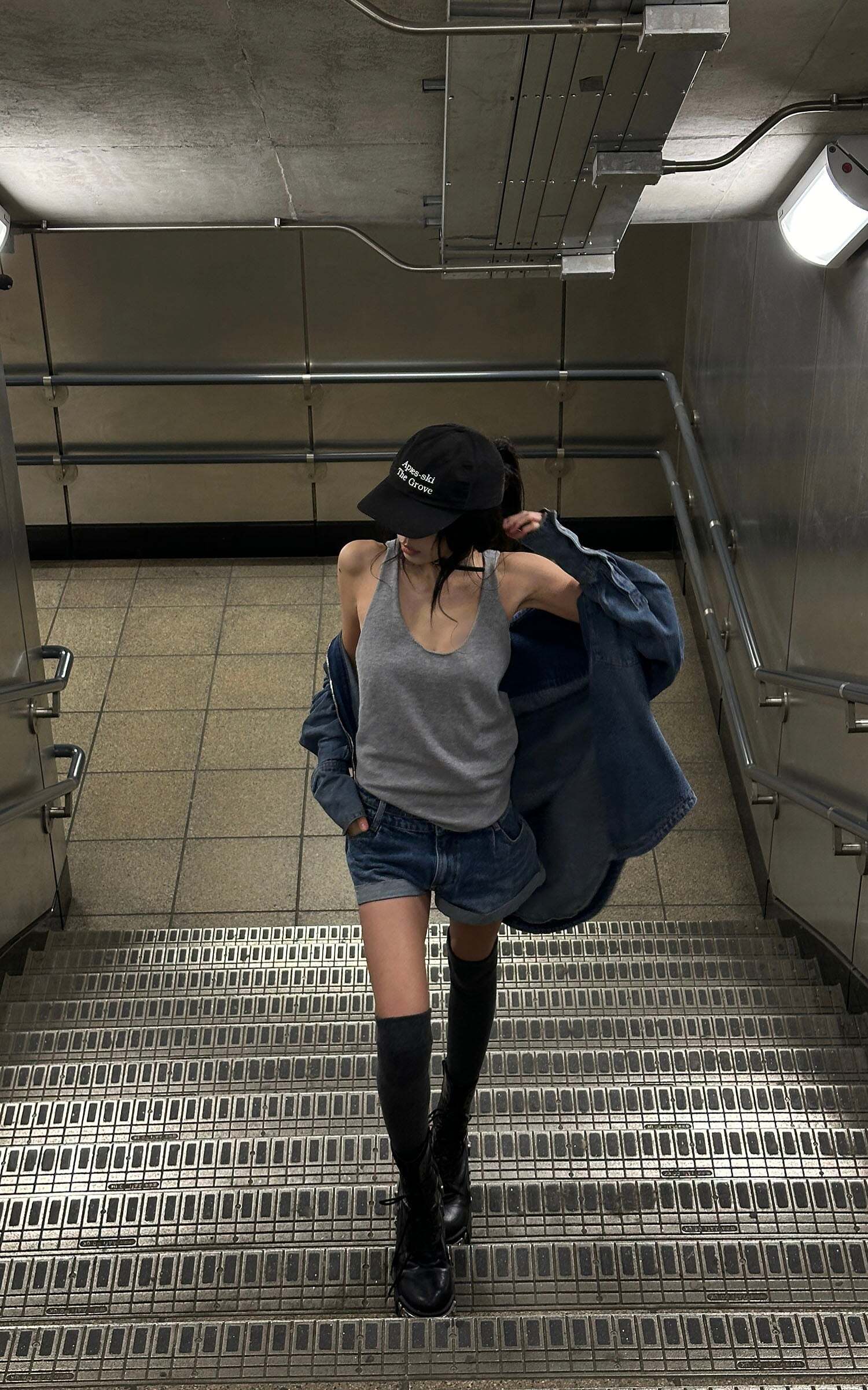 WARDEN EDGE Denim Layered Set – Jacket, Shorts & Tank WARDEN EDGE Denim Layered Set – Jacket, Shorts & Tank