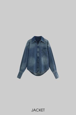 WARDEN EDGE Denim Layered Set – Jacket, Shorts & Tank