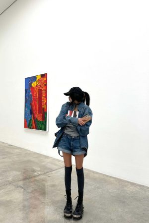 WARDEN EDGE Denim Layered Set – Jacket, Shorts & Tank