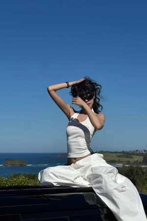 WARDEN EDGE Drawstring Cargo Trousers with Sculpted Volume