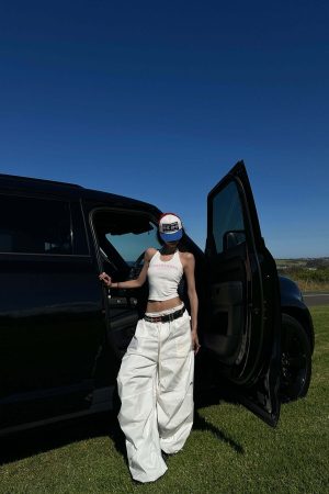 WARDEN EDGE Drawstring Cargo Trousers with Sculpted Volume