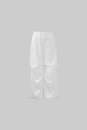 WARDEN EDGE Drawstring Cargo Trousers with Sculpted Volume
