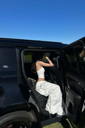 WARDEN EDGE Drawstring Cargo Trousers with Sculpted Volume