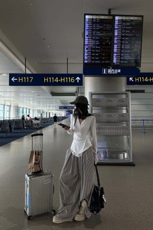 WARDEN EDGE Drawstring Wide Stripe Pants in Washed Linen