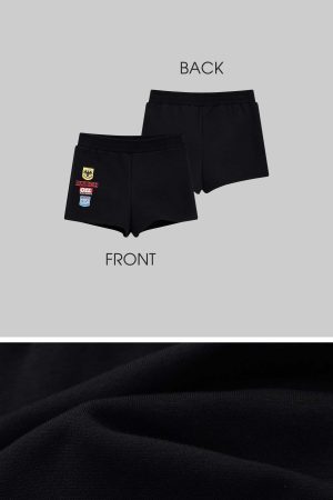 WARDEN EDGE Embroidered Patch Detail Shorts