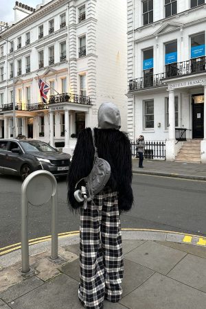 WARDEN EDGE Faux Fur Contrast-Layered Jacket