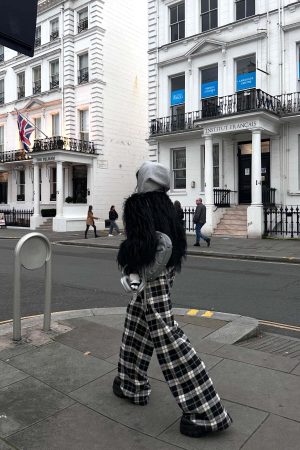 WARDEN EDGE Faux Fur Contrast-Layered Jacket