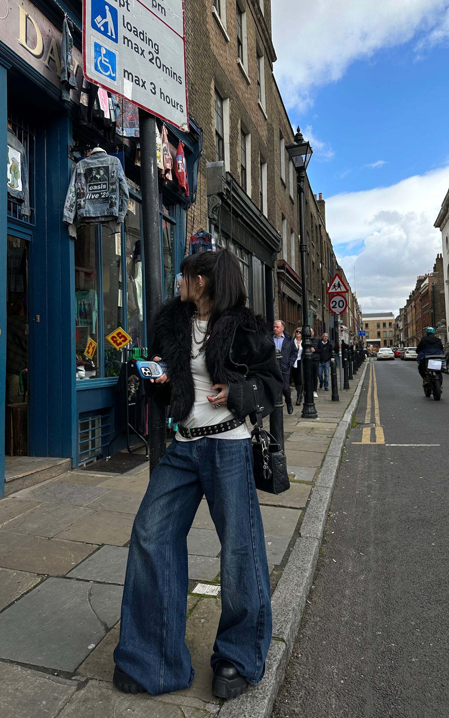 Warden Edge Faux Fur Trimmed Denim Jacket Warden Edge Faux Fur Trimmed Denim Jacket