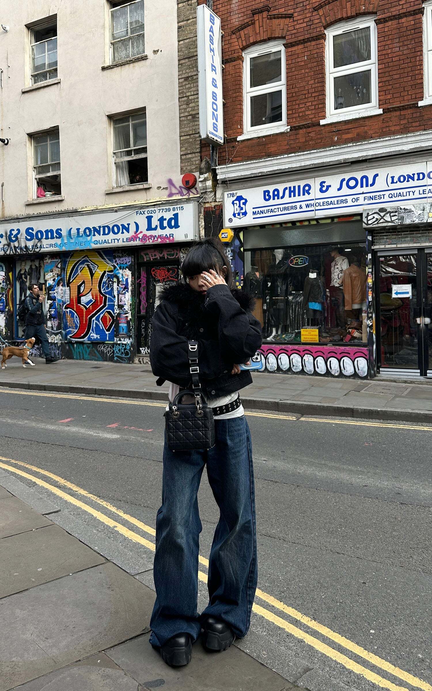 Warden Edge Faux Fur Trimmed Denim Jacket Warden Edge Faux Fur Trimmed Denim Jacket