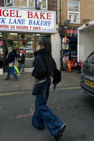 Warden Edge Faux Fur Trimmed Denim Jacket